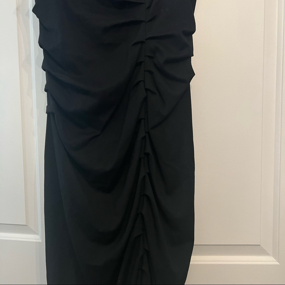 Jarbo Black Rushed Tank Dress - Picture 5 of 5